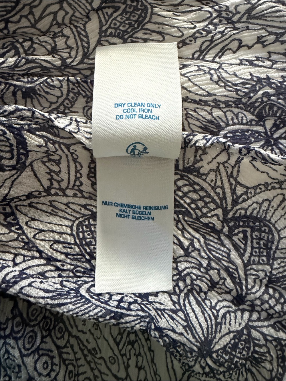 Boden Icons Wilsford Top Blouse 100% Silk Flowy Sheer Size Medium Floral Ruffle - Picture 11 of 11